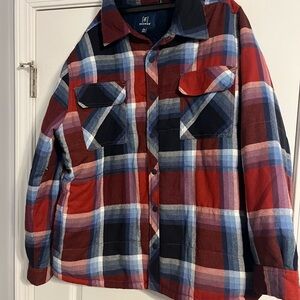 George Red and Blue Plaid Shirt